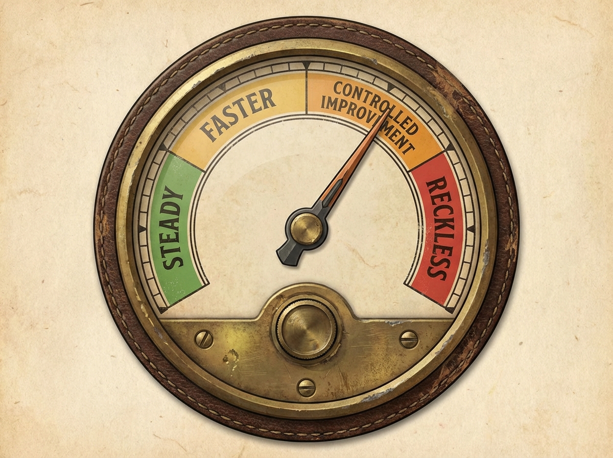 Runner achieving new personal bests after 50