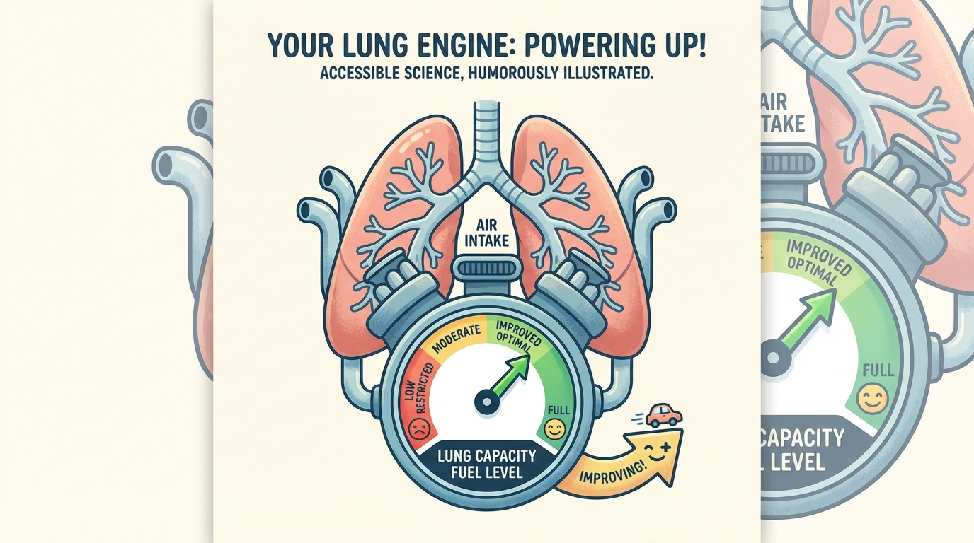 Runner improving VO2 max through structured training